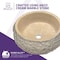 Anzzi Desert Ash Vessel Sink in Classic Cream Marble LS-AZ8172 - alternate 9
